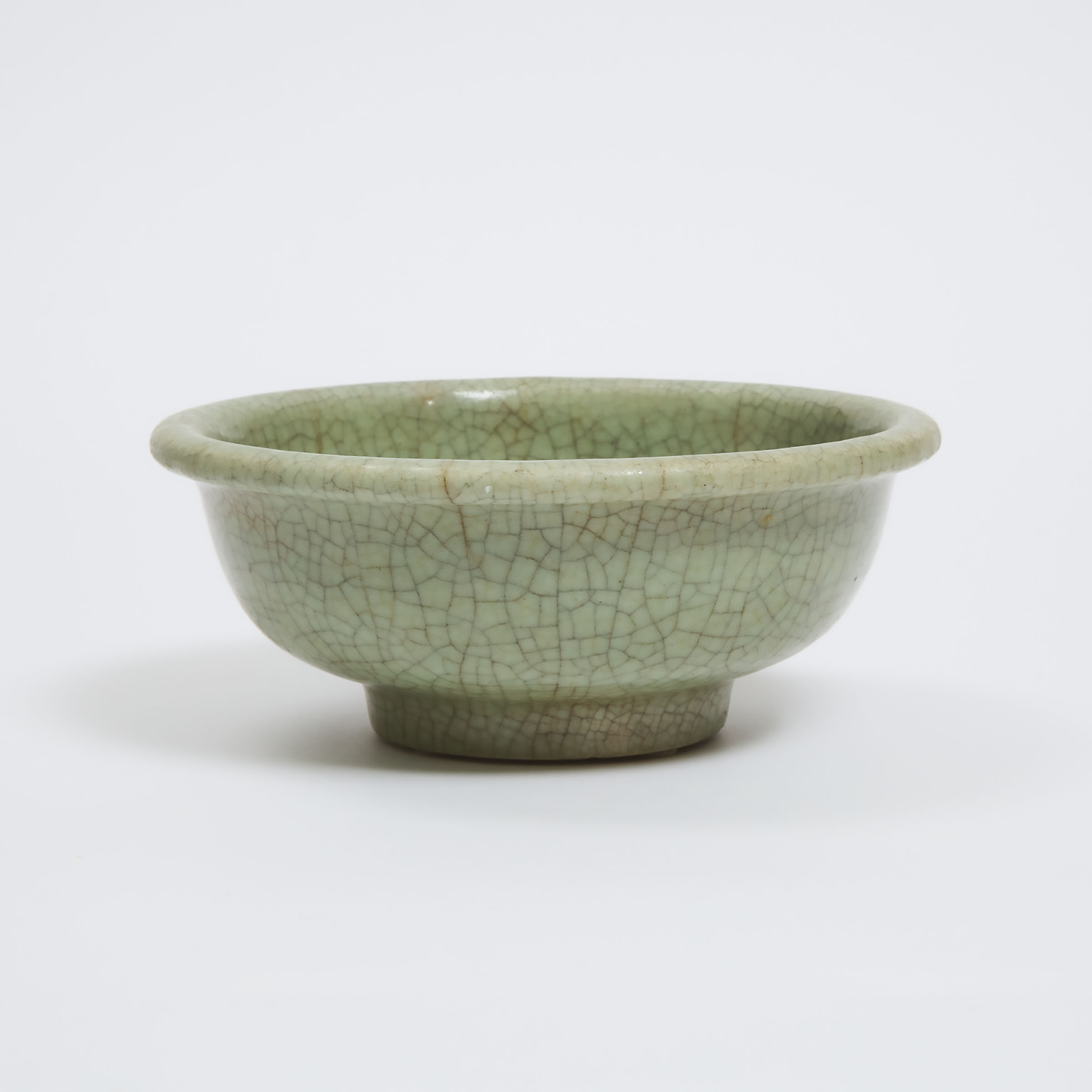 A Celadon Crackled Glaze Bowl,