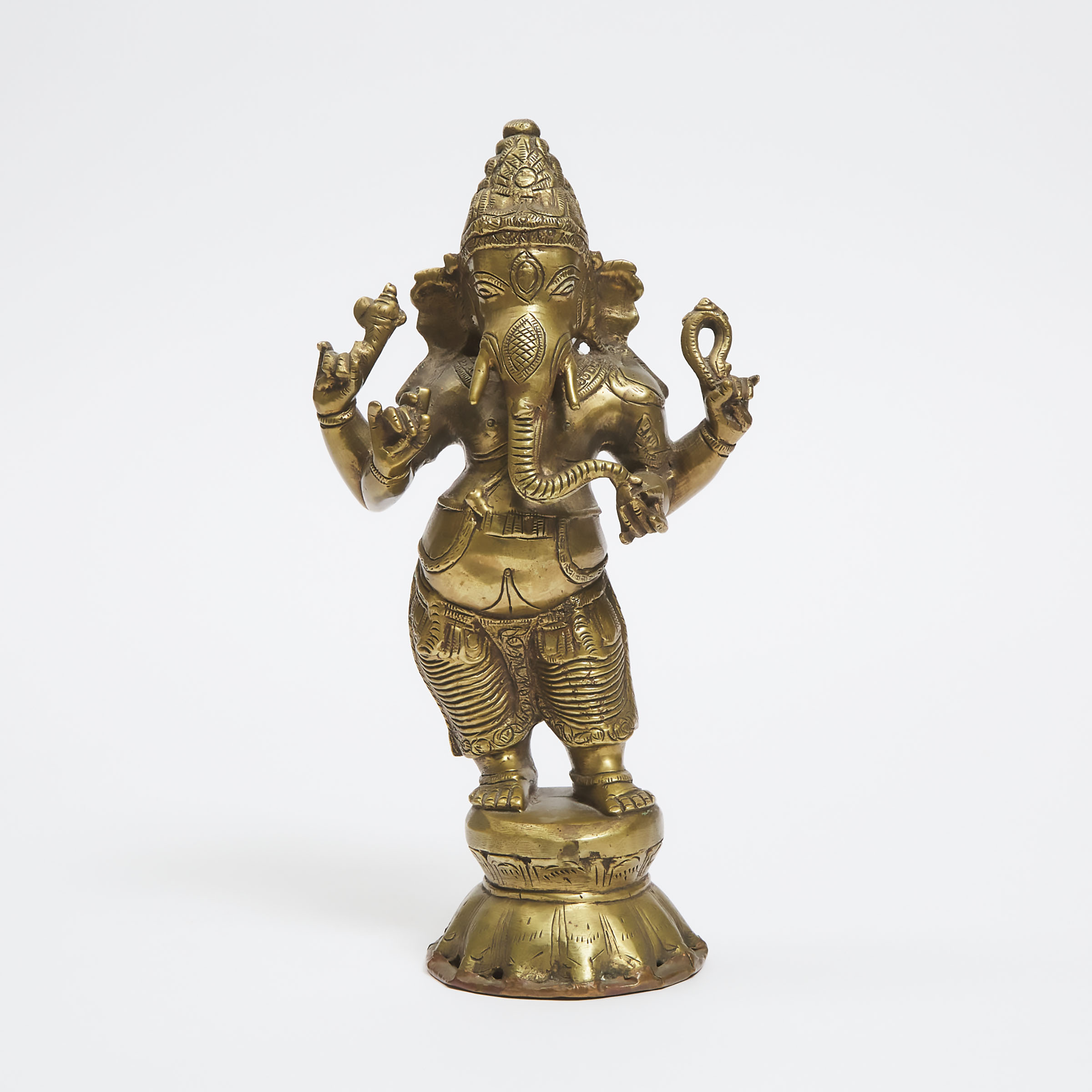 A Bronze Figure of Ganesh, Nepal,