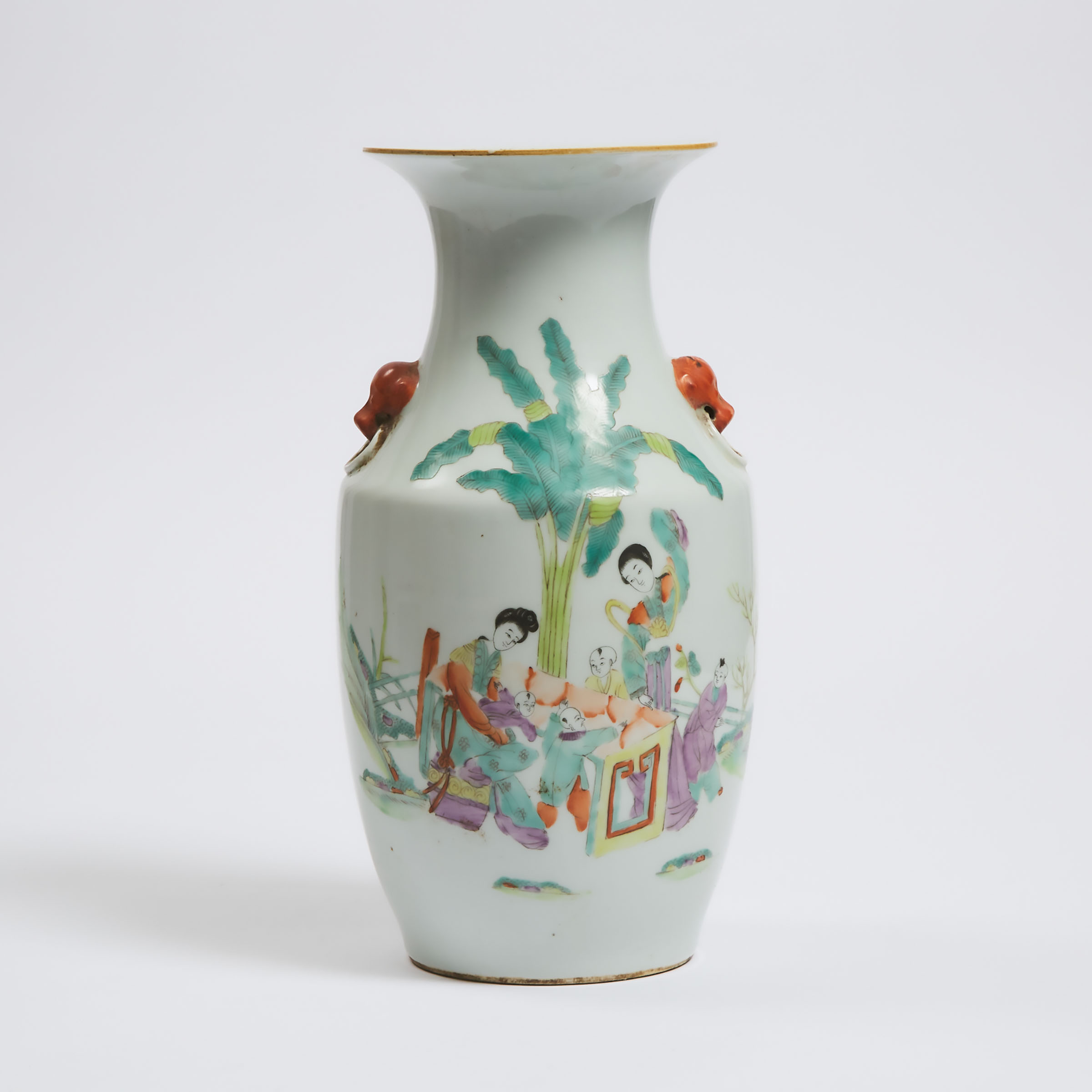A Chinese Enameled 'Figures and