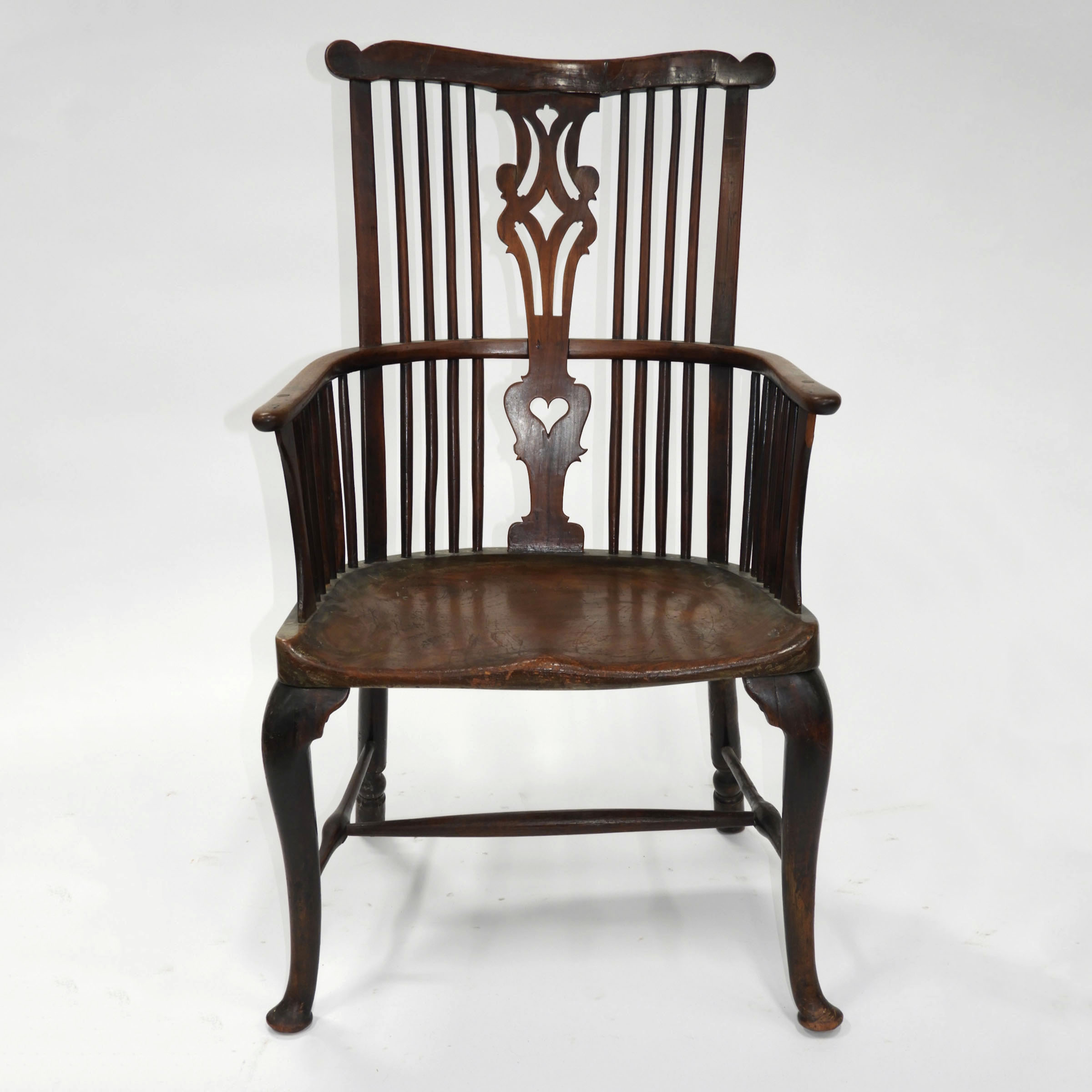 English Elm Windsor Armchair c 1780 3abce3