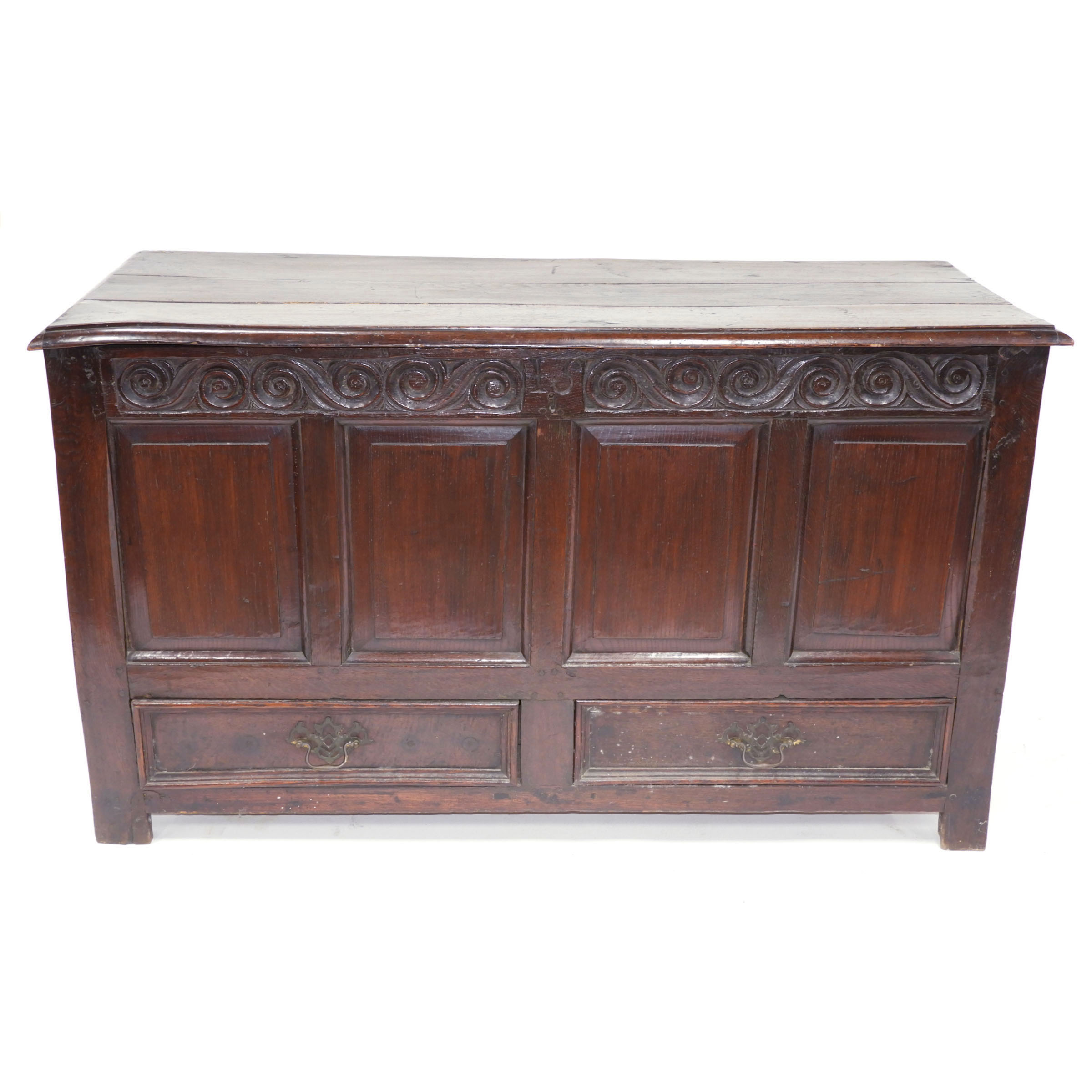 English Joined Oak Chest of Drawers  3abcf4