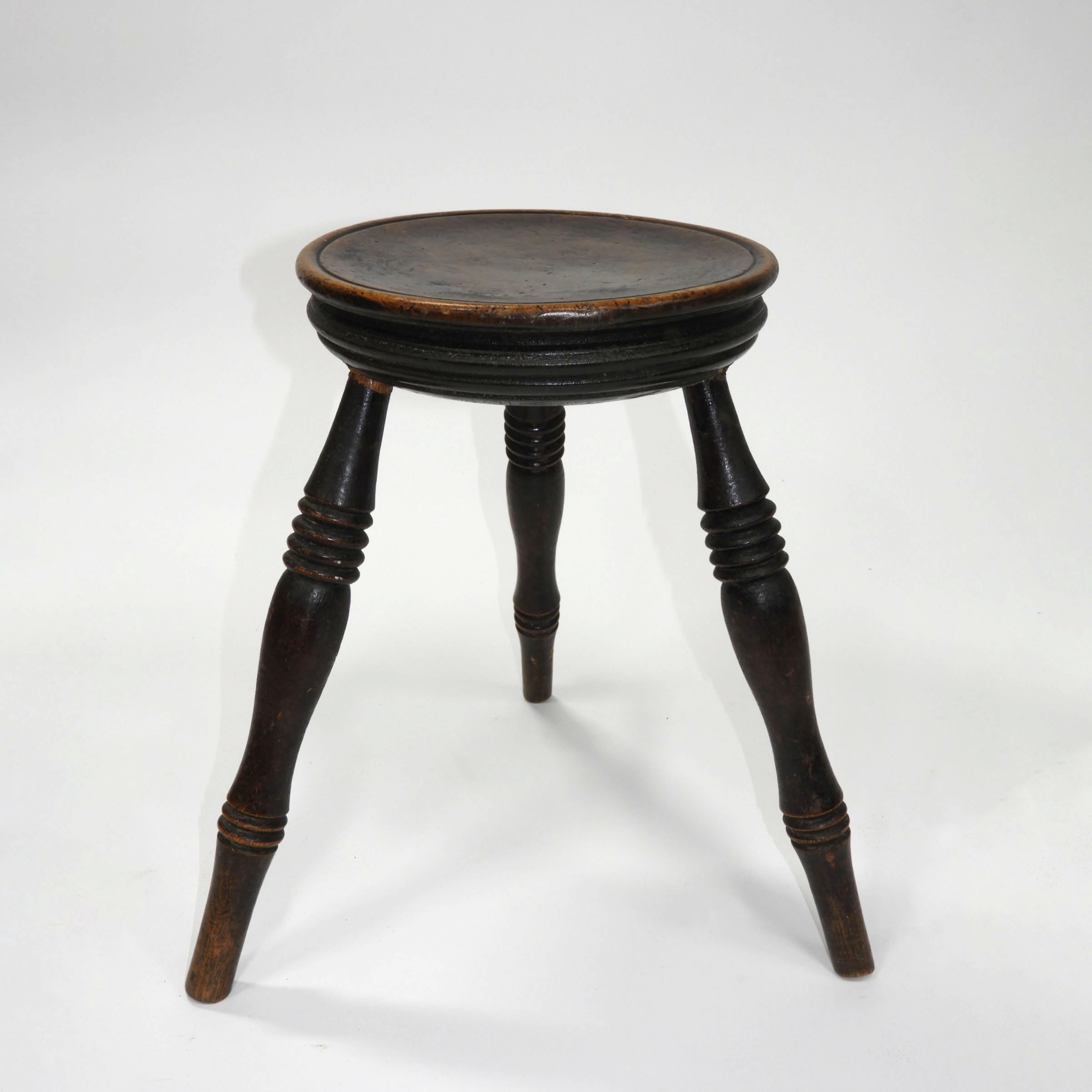 Fruitwood Tripod Stool late 18th early 3abd0d