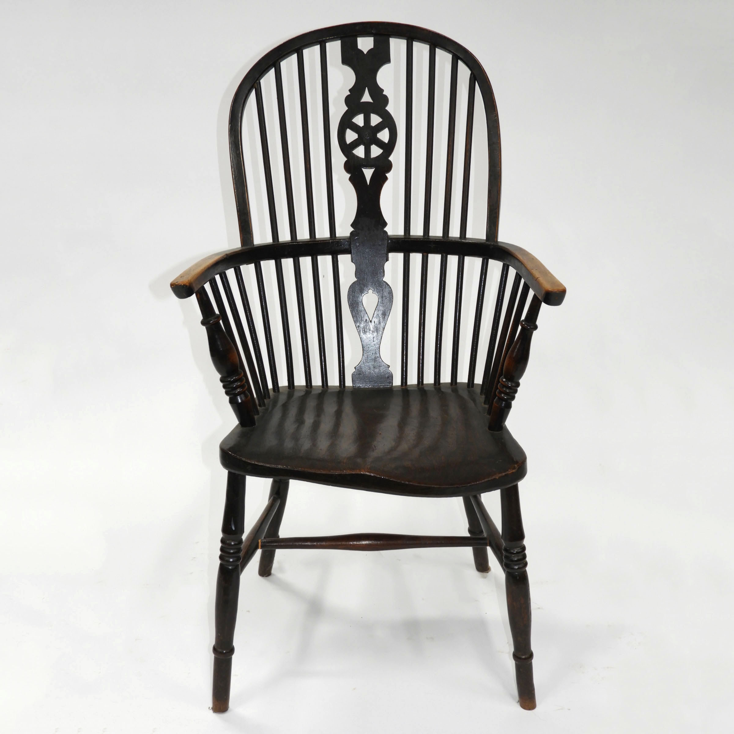 English Windsor Armchair c 1860 3abd08