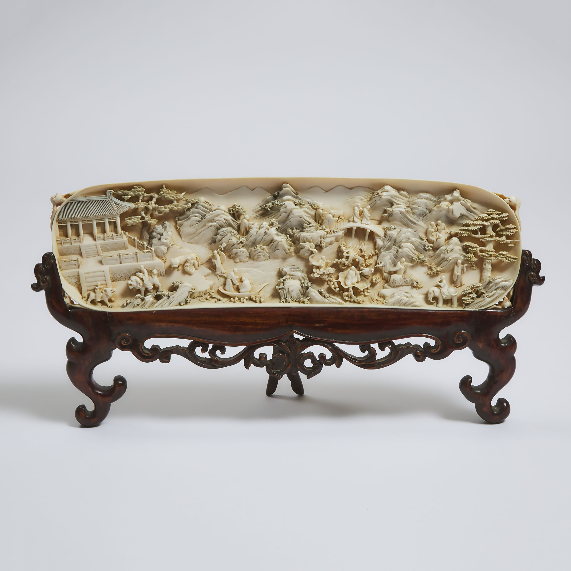 A Chinese Carved Ivory Eighteen 3abd9a