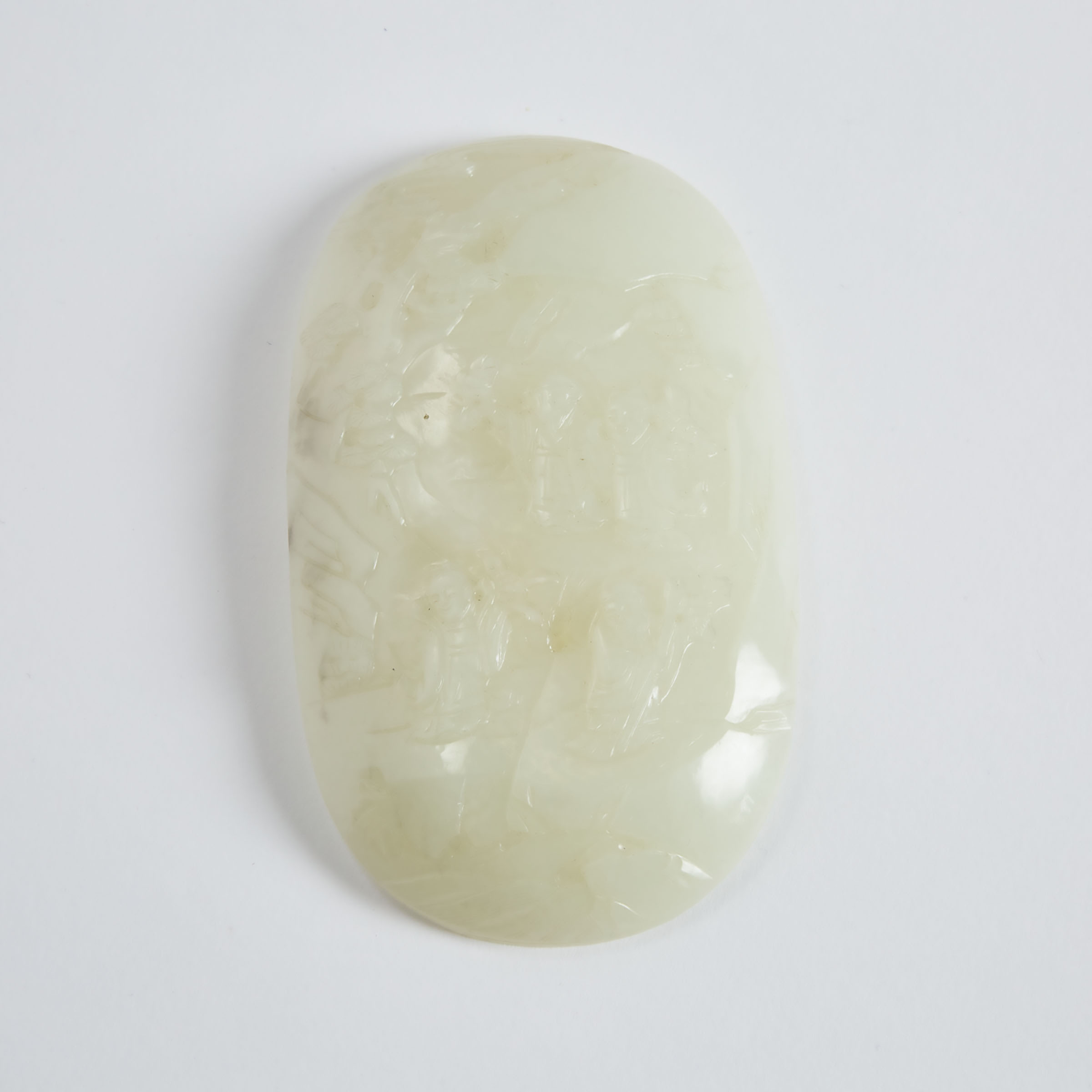 A White Jade Figural Landscape  3abde3