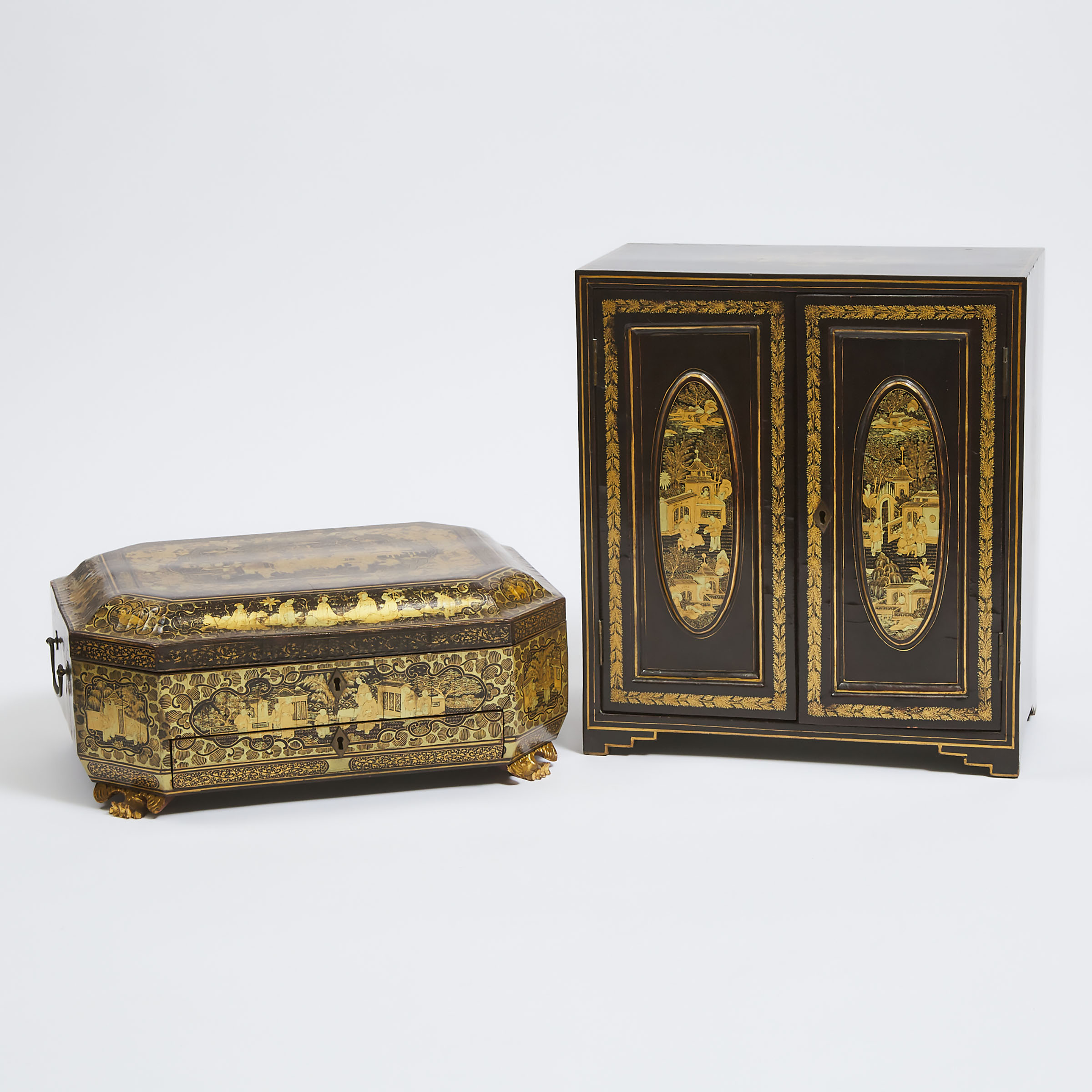 A Chinese Export Black and Gilt 3abe31