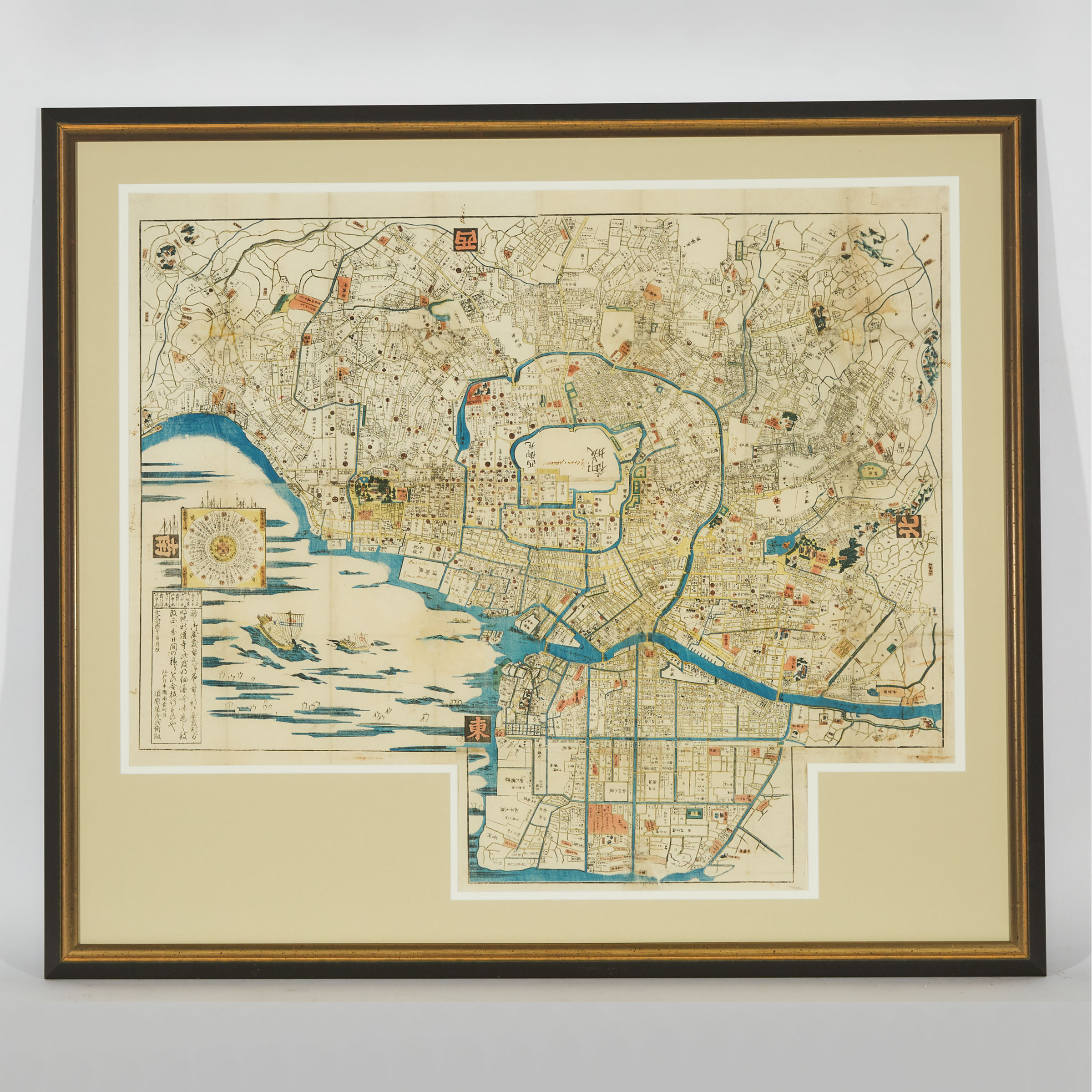 A Large-Scale Map of Edo (Tokyo),