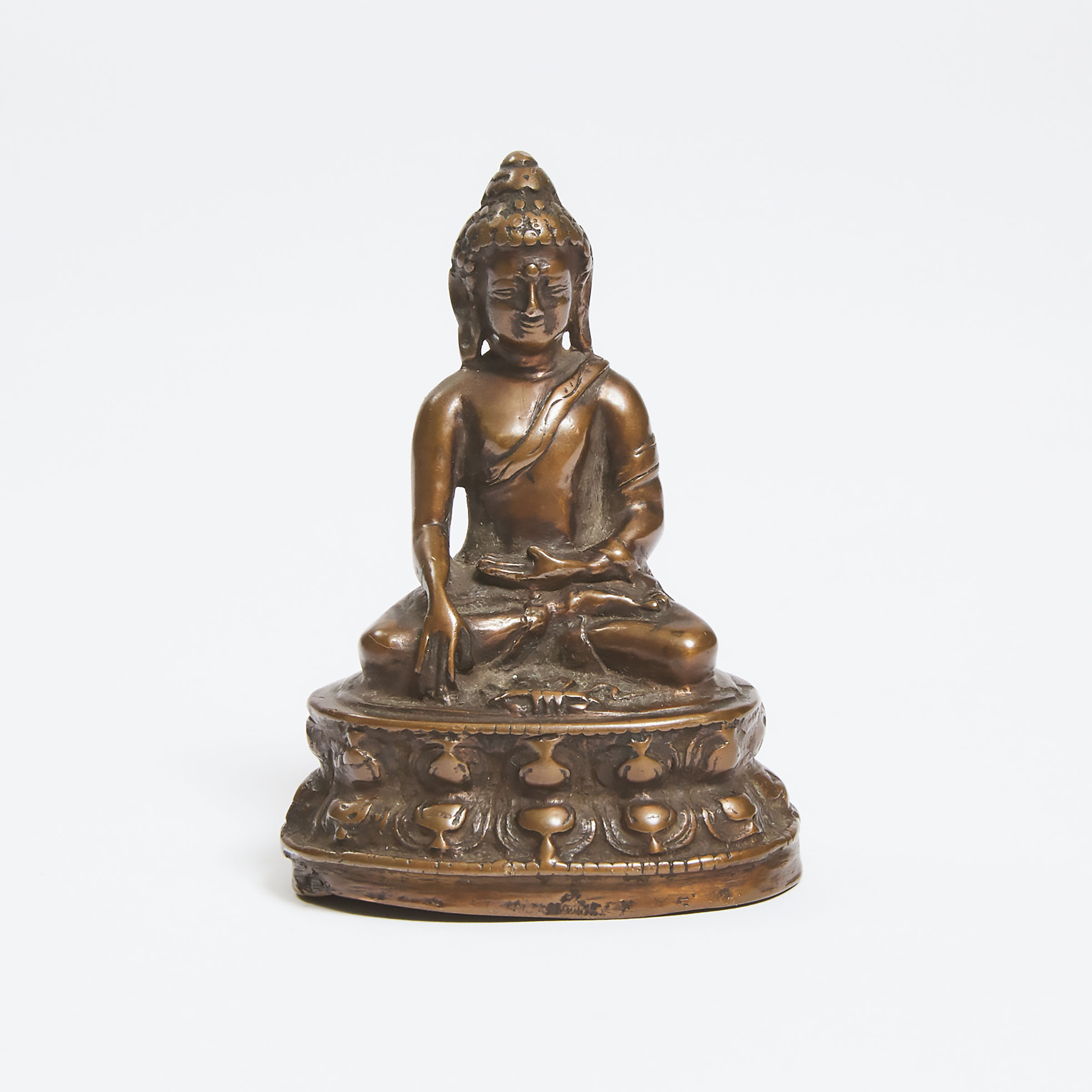 A Small Tibetan Bronze Seated Figure 3abe55