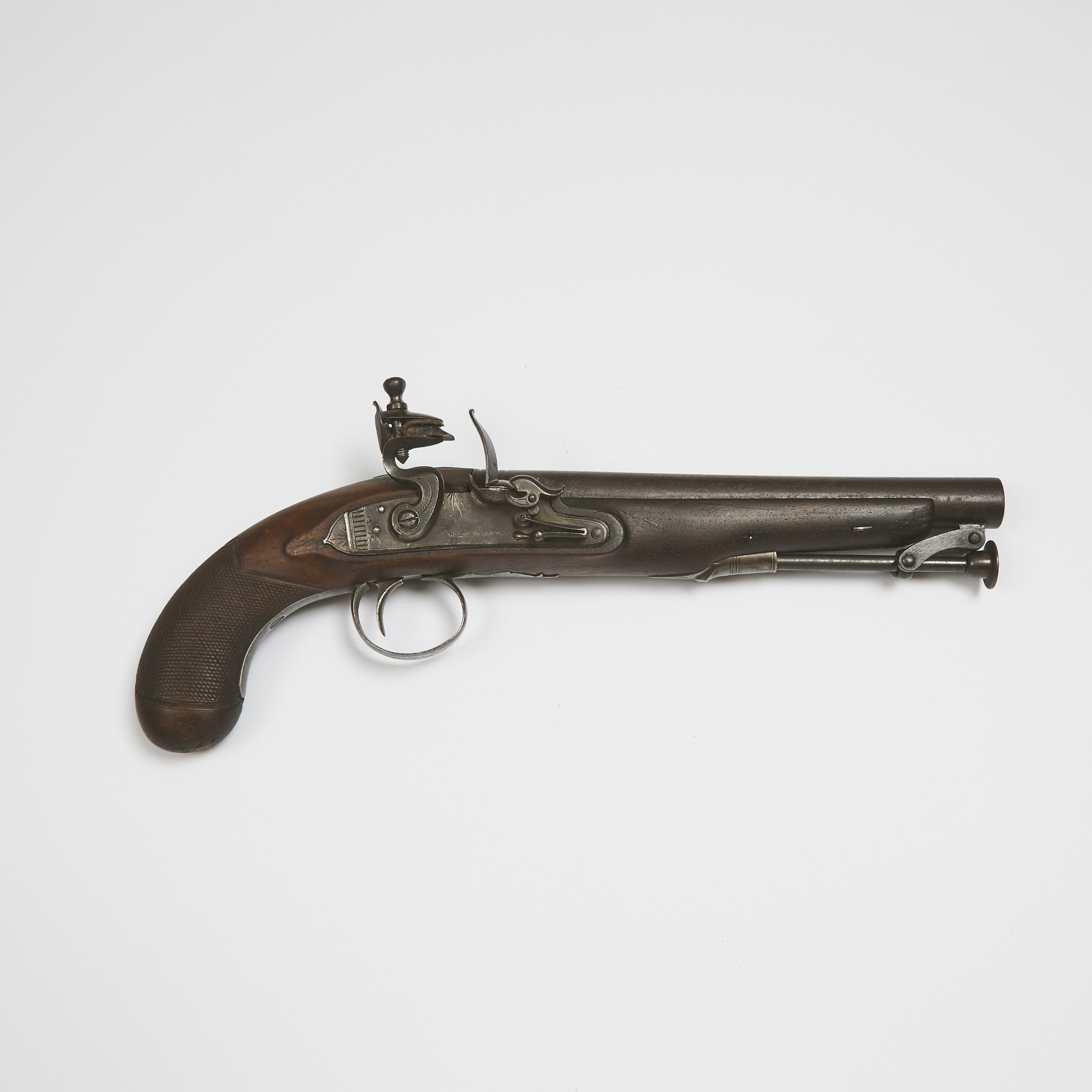 Georgian Officer's Flintlock Pistol,