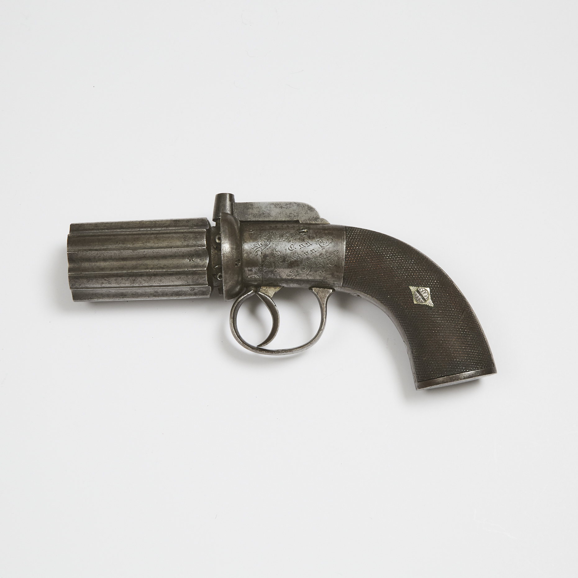 British Double Action SIx Shot Pepperbox