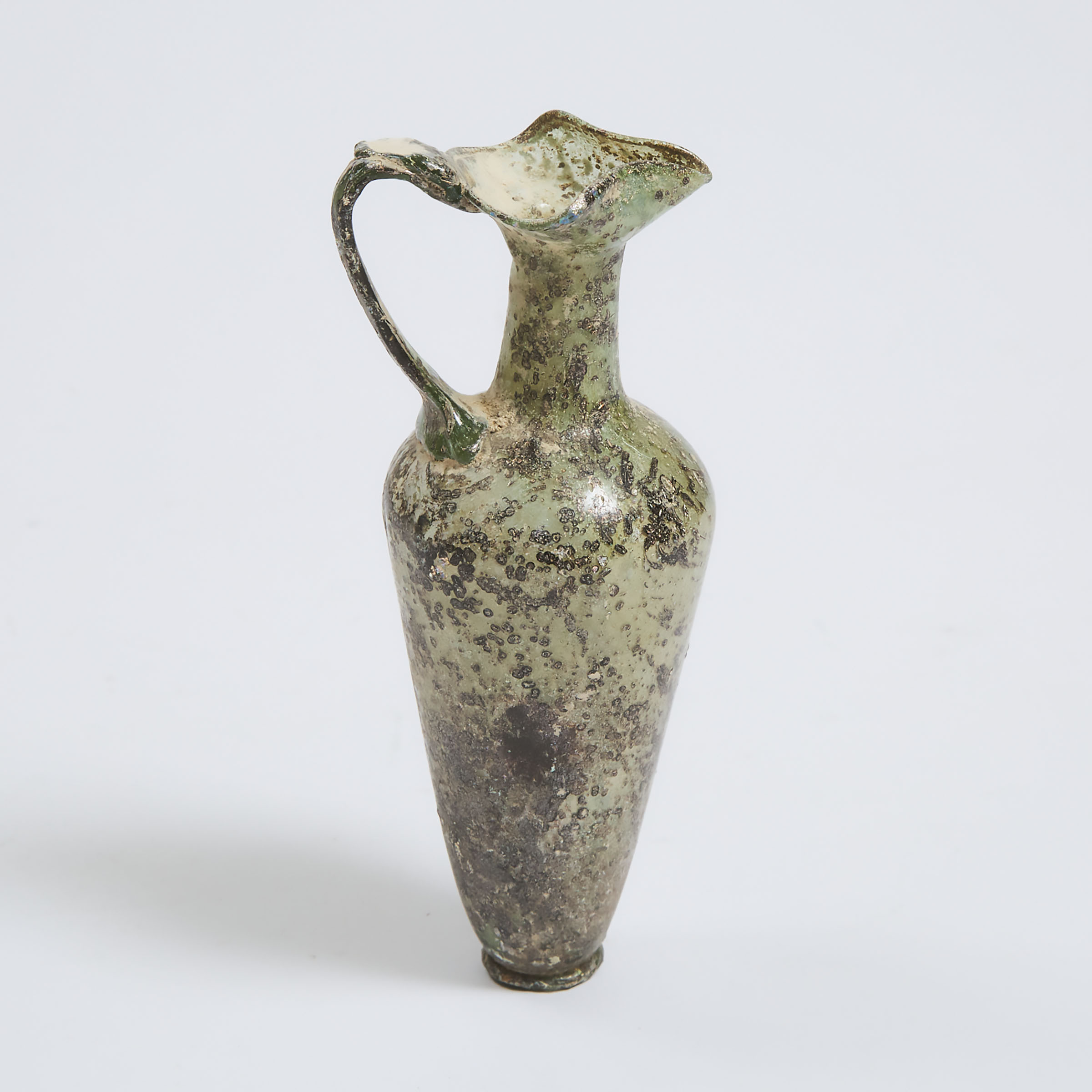 Roman Glass Trefoil Ewer 2nd 3rd 3abecd