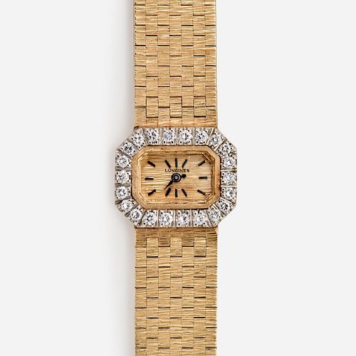 LONGINES 14K DIAMOND LADIES WATCH 3a9817