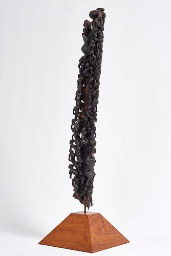 MAKONDE (EAST AFRICAN) CARVED BLACKWOOD