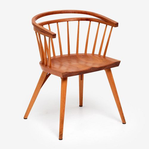 THOMAS MOSER CHERRY CONTINUOUS ARM CHAIR