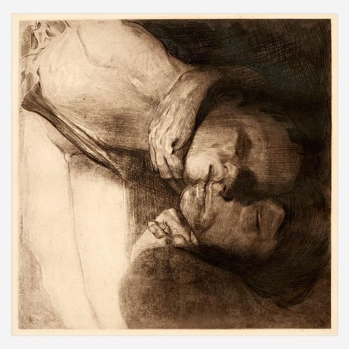 KATHE KOLLWITZ (AFTER) "TOD, FRAU