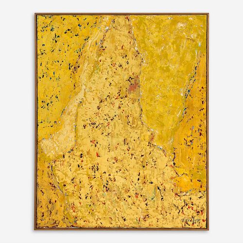 NICK VACCARO YELLOW OIL ON CANVAS  3a9912