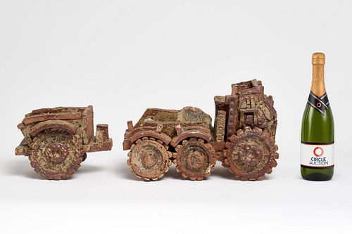 JESSE SMALL CERAMIC MILITARY VEHICLE 3a9916