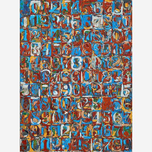 JASPER JOHNS (AFTER) "NUMBERS"