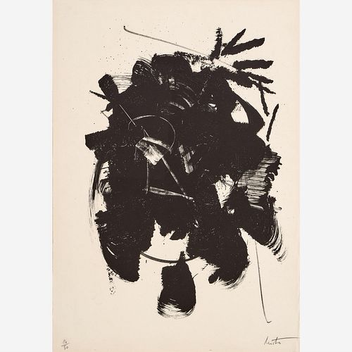 JEAN MIOTTE UNTITLED ABSTRACT LITHOGRAPHJean