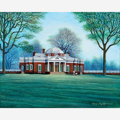 GEORGE LIGHTFOOT MONTICELLO ACRYLIC 3a9946