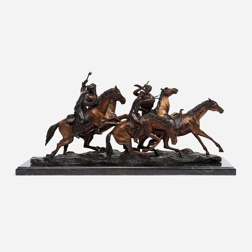 "OLD DRAGOONS" BRONZE AFTER FREDERIC