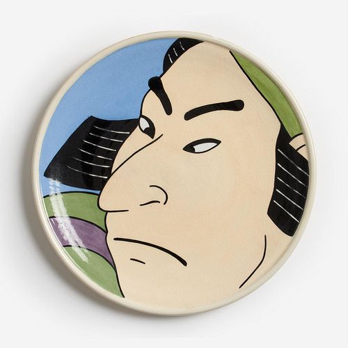 ROGER SHIMOMURA PORCELAIN PLATE