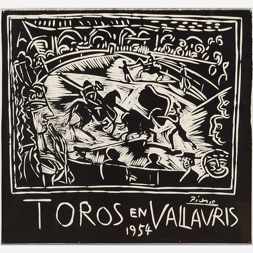 PABLO PICASSO TOROS EN VALLAURIS  3a99e9