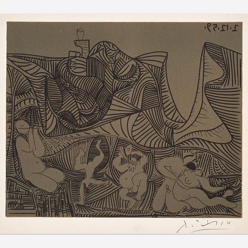 PABLO PICASSO (AFTER) "BACCHANAL