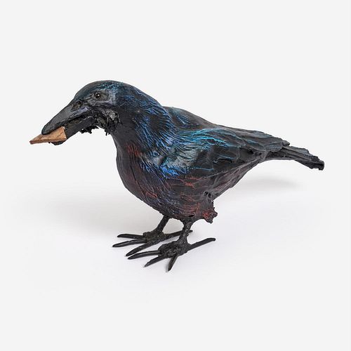 BOB JOHNSON "RAVEN WITH POTTERY