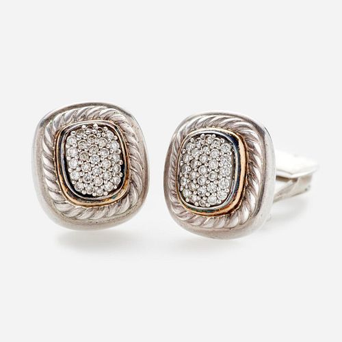 DAVID YURMAN ALBION DIAMOND EARRINGSDavid 3a9ab8