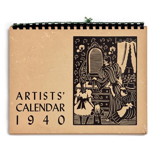 ARTISTS CALENDAR 1940 GERTRUDE 3a9ad1