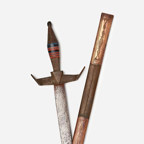 ORNAMENTAL SHORT SWORD & SCABBARDAn