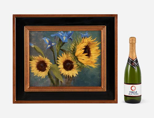 SEAN CONRAD SUNFLOWERS OIL ON 3a9b81