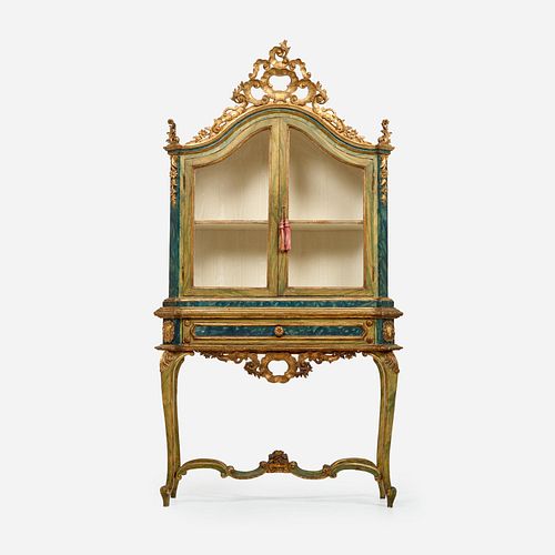 ROCOCO STYLE VITRINE, CIRCA 19TH