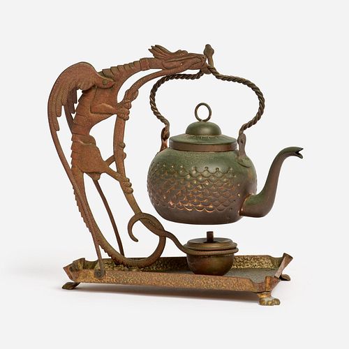 ANTIQUE COPPER DRAGON SERPENT 3a9c56