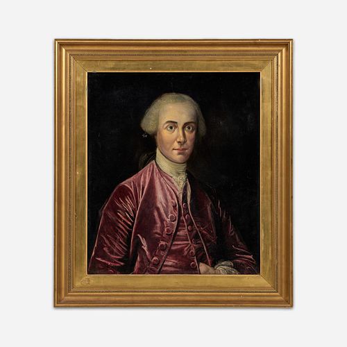 18TH C OIL PORTRAIT MANNER OF 3a9c7d