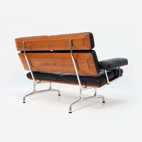 EAMES HERMAN MILLER TEAK AND LEATHER