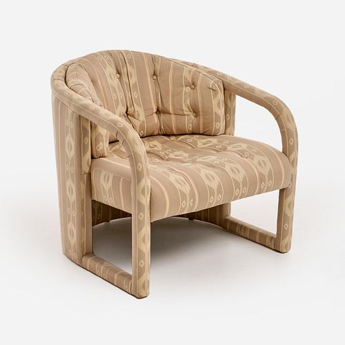 BAUGHMAN STYLE TUFTED BARREL CHAIRA 3a9d26