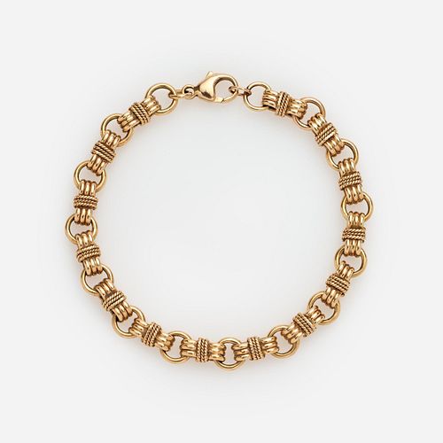 TIFFANY CO 14K LINK BRACELETA 3a9d75