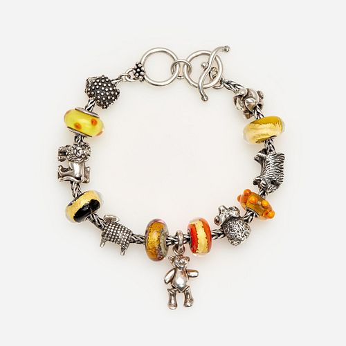 PANDORA TROLLBEADS CHARM BRACELET  3a9de2