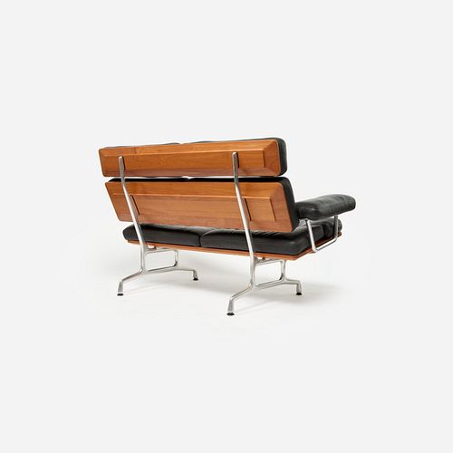 EAMES / HERMAN MILLER TEAK TWO-SEAT