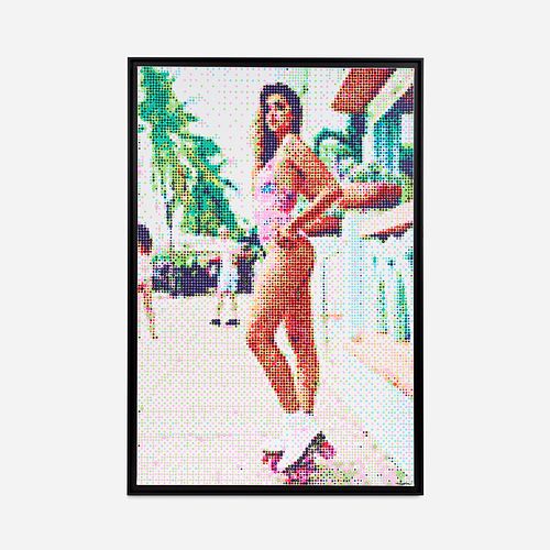 KAN (DMV) / SEXY ROLLER GIRL (2017 POINTILLIST