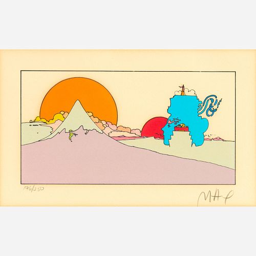 PETER MAX / TIME AND SPACE (1974)Peter