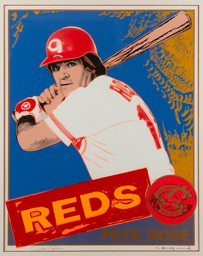 ANDY WARHOL / PETE ROSE (1985), SIGNED