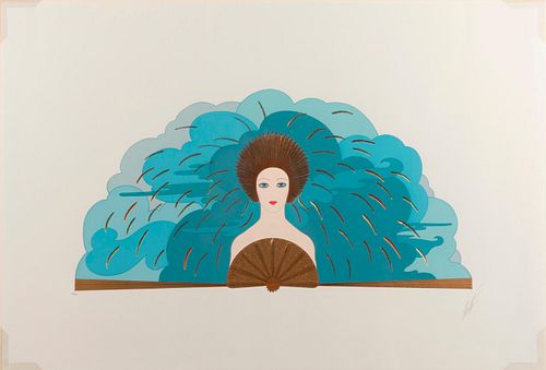 ERTE THE STORM 1987 Erte Romain 3a9f33