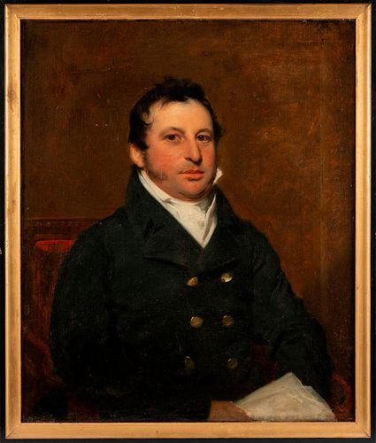 GEORGE HARLOW PORTRAIT OF CAPT. JOHN