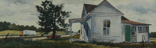 FREDERIC JAMES 'HOUSE BY A HIGHWAY'