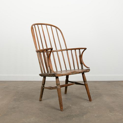 ENGLISH SACK BACK WINDSOR CHAIR  3a9fe0