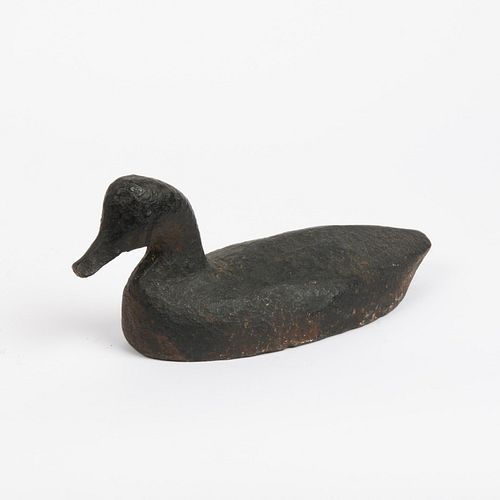 ANTIQUE IRON SINKBOX BLIND DUCK 3a9ff6