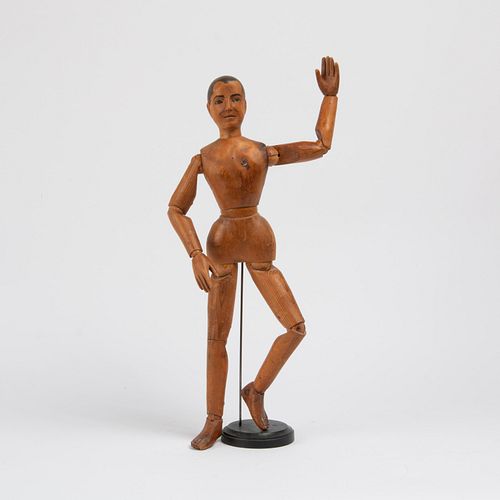 HAND-CARVED ARTICULATED ARTISTS MODELA